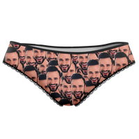 MyPupSocks Custom Face Underwear for Men Hug Property of Custom Name White  Personalized Face Boxers for Men XS at  Men's Clothing store
