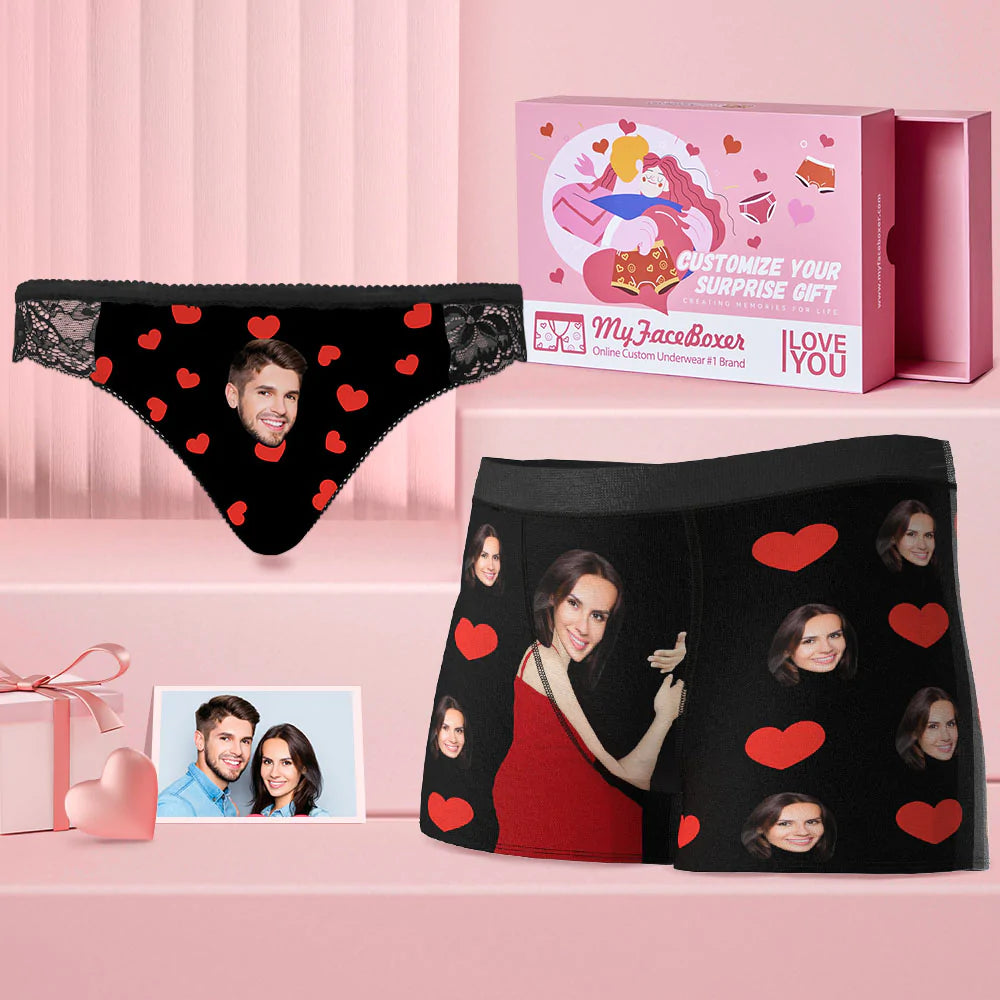 Valentine's Day Special: Custom Face Women's Panties Featuring Your Lover's  Face - Personalized Underwear